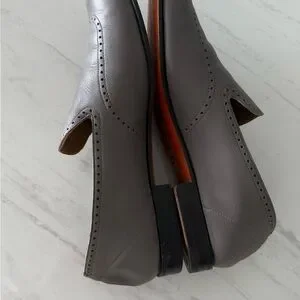 Hermes | Shoes | Mens Hermes Gray Leather Loafers | Poshmark display picture 3